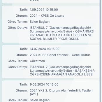 ÖSYM Sınav Görevi Ücretinin Halen Yatırılmaması