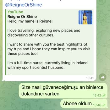 Telegram Üzerinden Yanıltıcı İş Teklifi