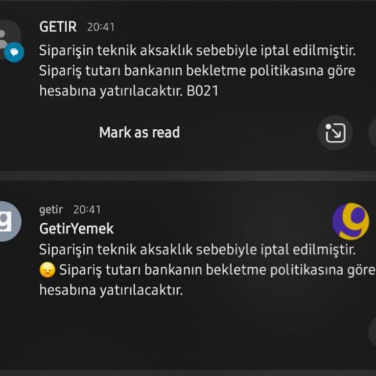 Getir Yemek'te Yasaklı Bölge Krizi: Buz Gibi Yemek ve Saçma Cevaplar