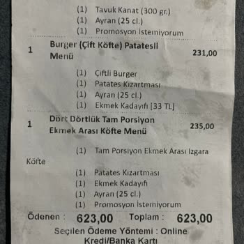 Yemek Sepeti ve Köfteci Yusuf'ta Eksik ve Soğuk Sipariş Sorunu