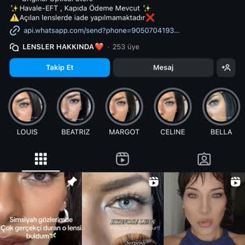 Yanıltıcı Lens Satışı ve Instagram Engeli