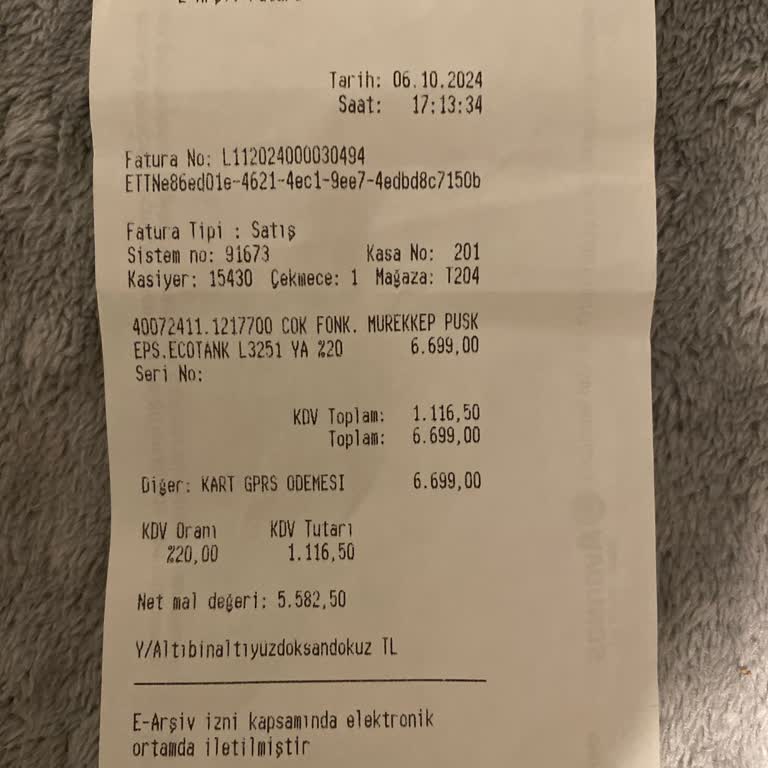 Epson Yazıcı İade Sürecinde Yaşanan Sorunlar