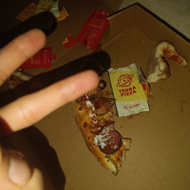 Terra Pizza'dan Gelen İstenmeyen Sürpriz: Saçlı Pizza Şoku!