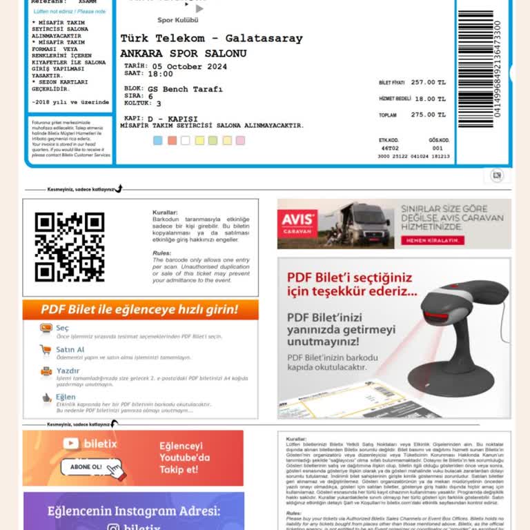 Biletix'te Çifte Rezervasyon Sorunu