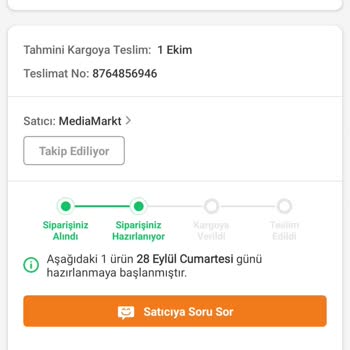Media Markt'tan Aldığım Klima Hala Kargoya Verilmedi