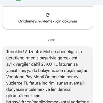 Adzentre Mobil Ödeme Abonelik İptali ve İade Talebi