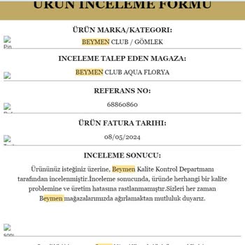 Renk Veren Gömlek İçin İade Sorunu