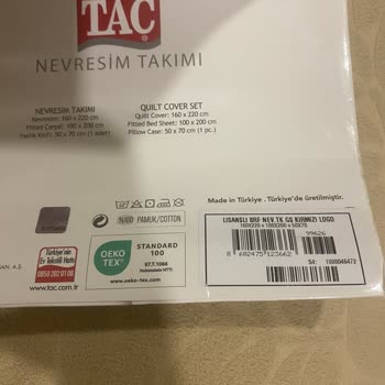 Defolu ve Kalitesiz Nevresim: Taç Markasına Yakışmayan Ürün