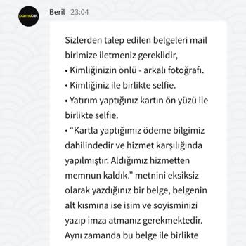Ödeme Talebimin İptali ve Gereksiz Belge Talepleri