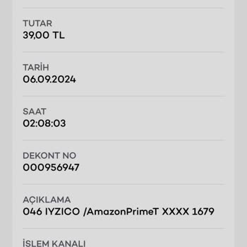 İyzico Amazon Adı Altında Para Çekilmesi!