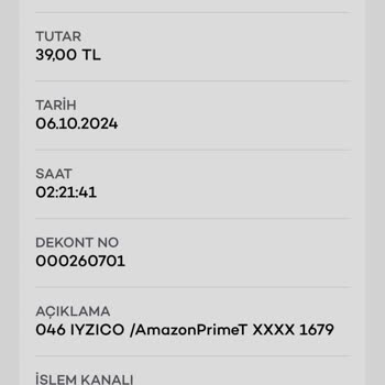 İyzico Amazon Adı Altında Para Çekilmesi!