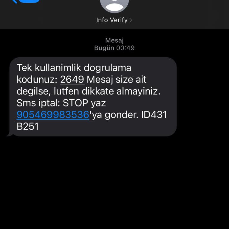 Hesap Güvenliği Hakkında Bilgilendirme Talebi