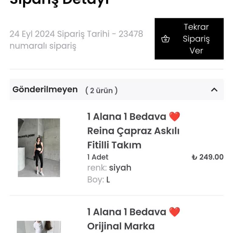 Sipariş Gecikmesi ve İletişim Eksikliği Mağduriyeti