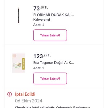 Sipariş İptali ve Kupon Mağduriyeti
