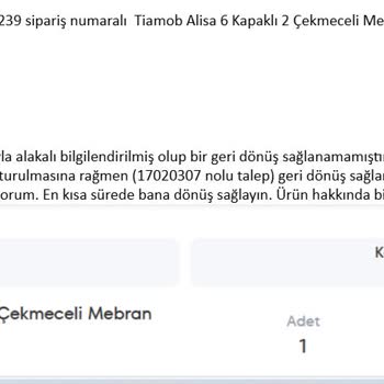 A101 Ekstra'dan Teslim Edilmeyen Ürün ve İletişim Sorunları