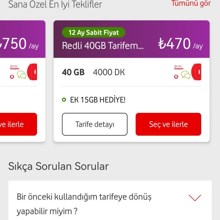 Vodafone Tarife Fiyatları ve Kaldırılan Kampanya Sorunu