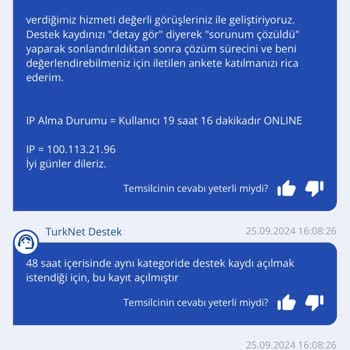 Uzun Süreli İnternet Kesintisi ve Yetersiz Müşteri Hizmeti