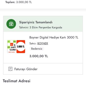 Boyner'de Hediye Kartı Kabusu