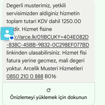 Arçelik Servisinin Şaşırtıcı Ücret Politikası
