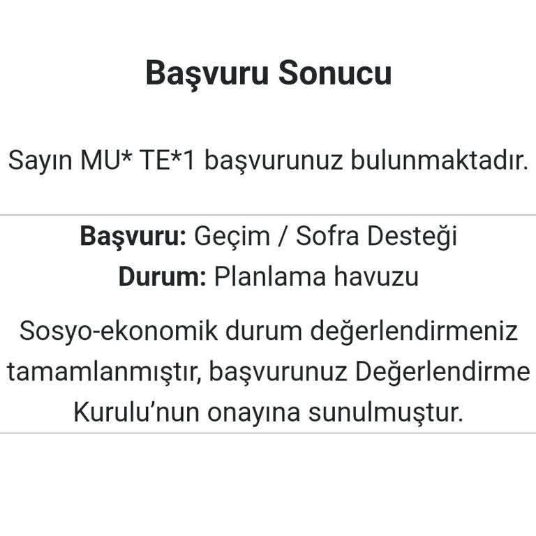 Sofra Destek Başvurum Neden Onaylanmıyor?