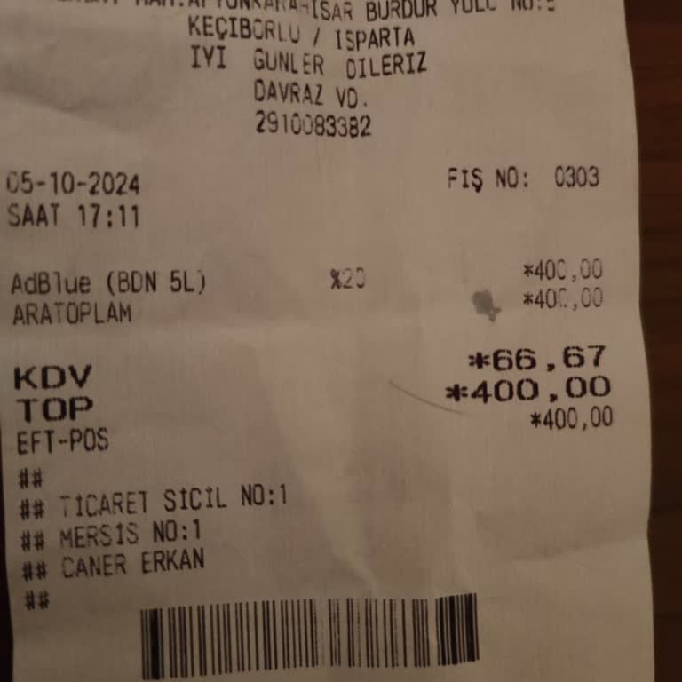 Europcar AdBlue Ödemesi Yapılmayan Araç Kiralama Deneyimi