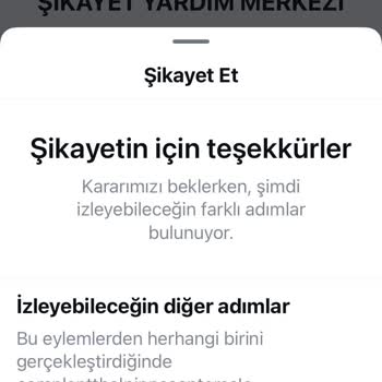 Şikayet Yardım Merkezi Şeklinde Gelen Mesaj!