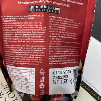 Sanal Market Siparişinde Yapışan Drajeler Sorunu