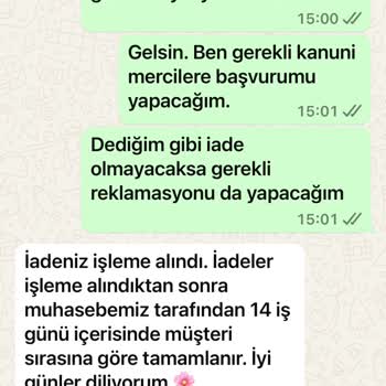 İade Sürecinde Yaşanan Gecikme ve İletişimsizlik Sorunu