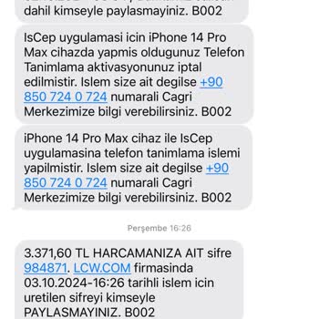 Yetkisiz Kredi Kartı Harcaması Sorunu