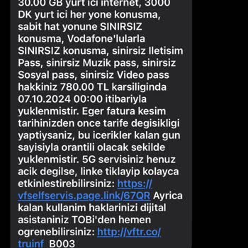 Vodafone'nin Fahiş Fiyat Artışı Ve Yanıltıcı Bilgilendirmesi