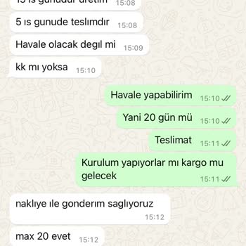 Teslimat Gecikmesi ve İletişim Sorunu