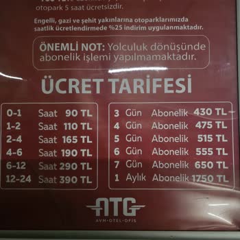 Yanıltıcı Otopark Ücreti: Beklenmedik Fiyat Şoku