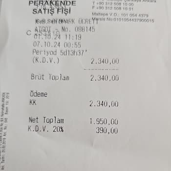 Yanıltıcı Otopark Ücreti: Beklenmedik Fiyat Şoku