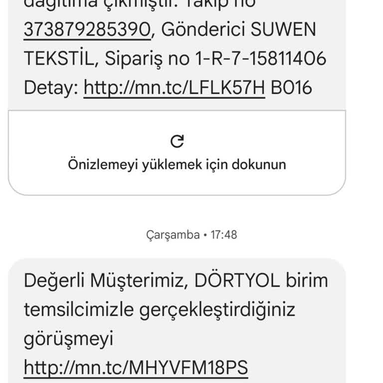 Kargo Şirketi Karışıklığı ve Yanıltıcı Bilgilendirme