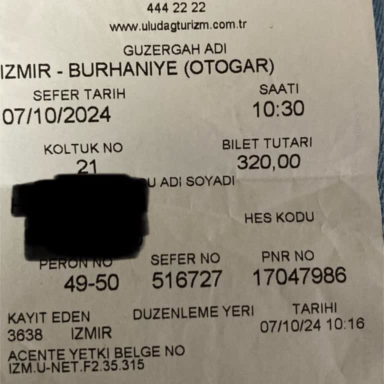 Küf Kokulu Otobüs Yolculuğu ve İade Sorunu