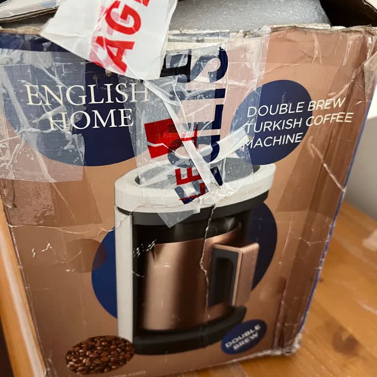 Köpüksüz kahve makinesi iadesinde English Home direnci