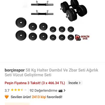 Yanlış Kilo: Dambıl Seti Sorunu