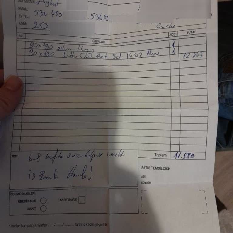 Yataş'tan 2.5 Aydır Teslim Edilmeyen Ürünler