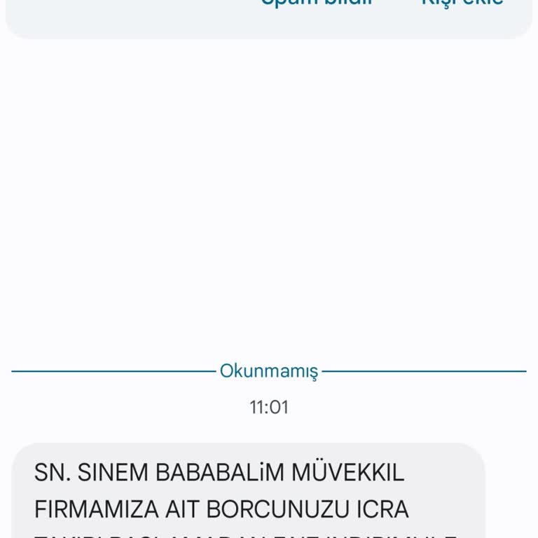 Yanıltıcı Borç Bildirimi ve Kişisel Veri İhlali