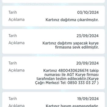 AGT Kurye ile Kart Teslimatında Sorun Yaşıyorum
