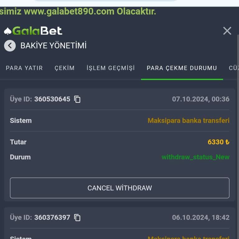 Galabet Ödeme Sorunları Ve Müşteri Memnuniyetsizliği!