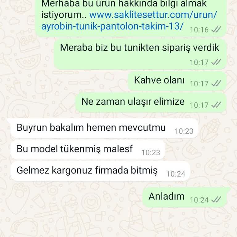 Ürün Yok, İletişim de Yok!