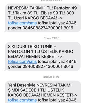 Tofisa'nın Israrcı SMS Rahatsızlıkları Ve İptal Sürecindeki Zorluklar