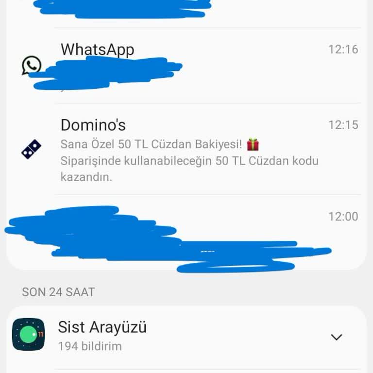 Bildirimdeki Cüzdan Bakiyesi Sorunu