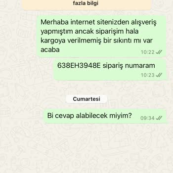 Geciken Kargo ve İletişimsizlik Sorunu