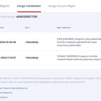 Kayıp Kargo ve Yetersiz Müşteri Hizmeti: Tüketici Hakları Tehdit Ediliyor