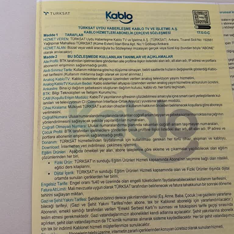 Kablo Net Bağlantı Sorunu ve İletişim Eksikliği