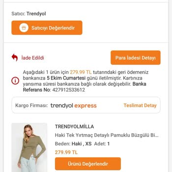 Yanlış İade Süreci Mağduriyeti: Siyah Bluz Kayboldu