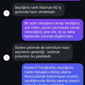 Fotoğraf Albümü Teslimatı Sorunu