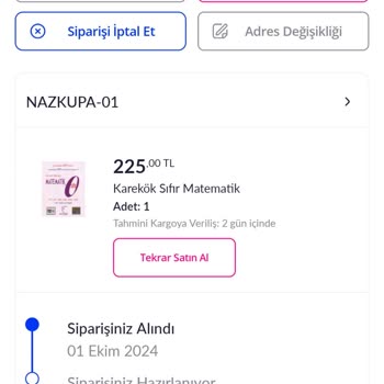 Pazarama'da Kitap Alışverişinde Kargo ve Müşteri Hizmetleri Sorunu